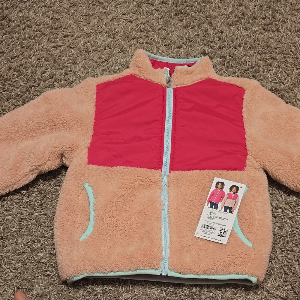 NWT Fleece Reversible Jacket